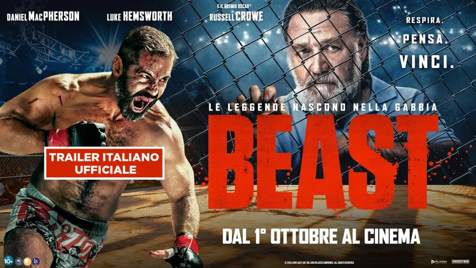 Wideo do filmu Bestia we mnie — BEAST con Russell Crowe, Daniel MacPherson, Luke Hemsworth, Bren Foster | Trailer Italiano Ufficiale