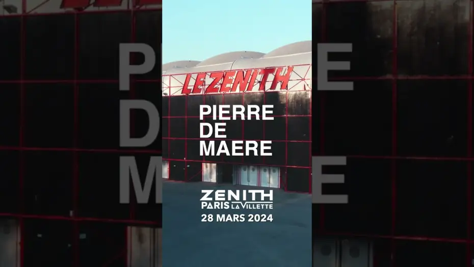 Wideo do filmu Pierre de Maere en concert au Zénith de Paris — Rendez-vous au légendaire ZÉNITH de Paris le 28 mars 2024 pour la plus folle soirée de votre vie !