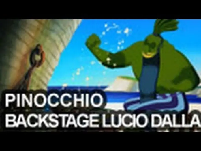 Wideo do filmu Pinokio — Backstage -- Lucio Dalla