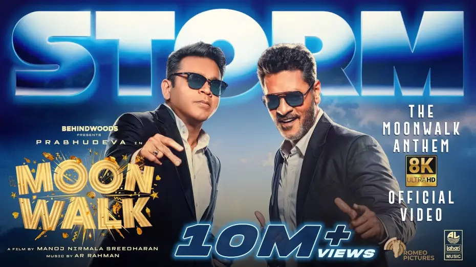 Wideo do filmu மூன் வாக் — Storm - The Moonwalk Anthem - 8K Official Video | AR Rahman | Prabhudeva | Manoj NS | Moonwalk Movie