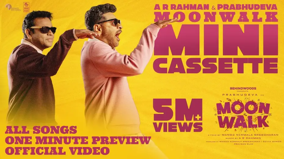 Wideo do filmu மூன் வாக் — Moonwalk Mini Cassette | Preview of All Songs | Official Video | AR Rahman | Prabhudeva | Manoj NS