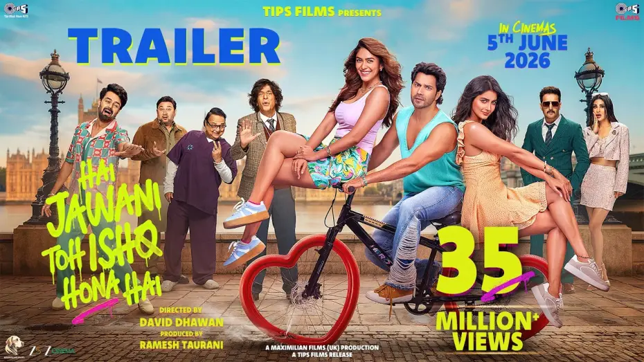 Wideo do filmu है जवानी तो इश्क होना है — Hai Jawani Toh Ishq Hona Hai - Trailer | Varun | Mrunal | Pooja | David | In Cinemas 5th June 2026