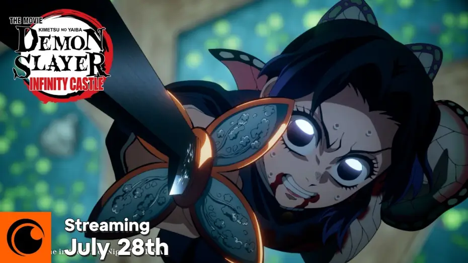 Wideo do filmu Demon Slayer: Kimetsu no Yaiba – Infinity Castle — Streaming on Crunchyroll July 28th