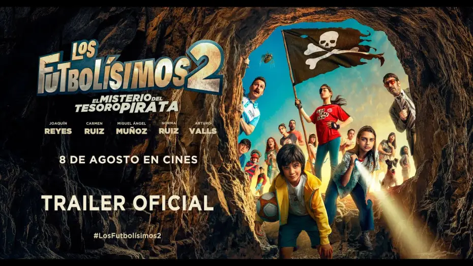 Wideo do filmu Los futbolísimos  2 y el misterio del tesoro pirata — LOS FUTBOLÍSIMOS 2: EL MISTERIO DEL TESORO PIRATA. Tráiler oficial. 8 de agosto en cines.