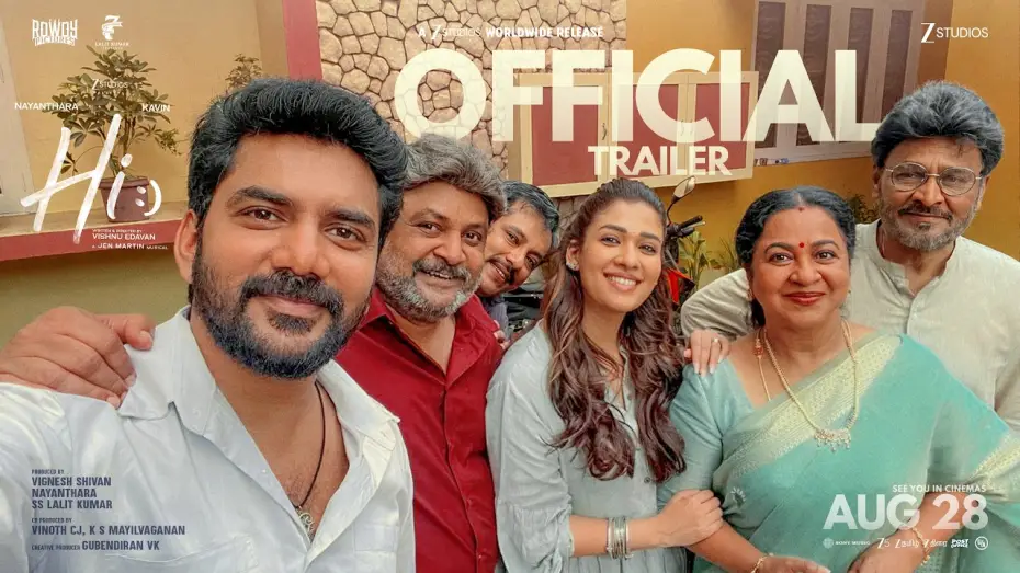 Wideo do filmu Hi :) — Hi :) Movie Official Trailer | Nayanthara, Kavin | Vishnu edavan | In Cinemas 28th August