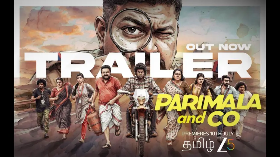 Wideo do filmu Pati Patni aur Woh Do — Parimala and Co | Official Trailer | Jayaram | Urvasi | Tamil ZEE5 | Premieres 10th July