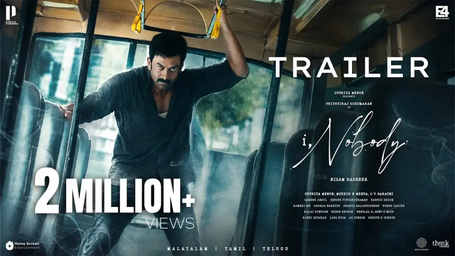 Wideo do filmu I, നോബഡി — I,Nobody Trailer - Malayalam| Prithviraj Sukumaran| Parvathy Thiruvothu| Nisam Basheer| Jakes Bejoy