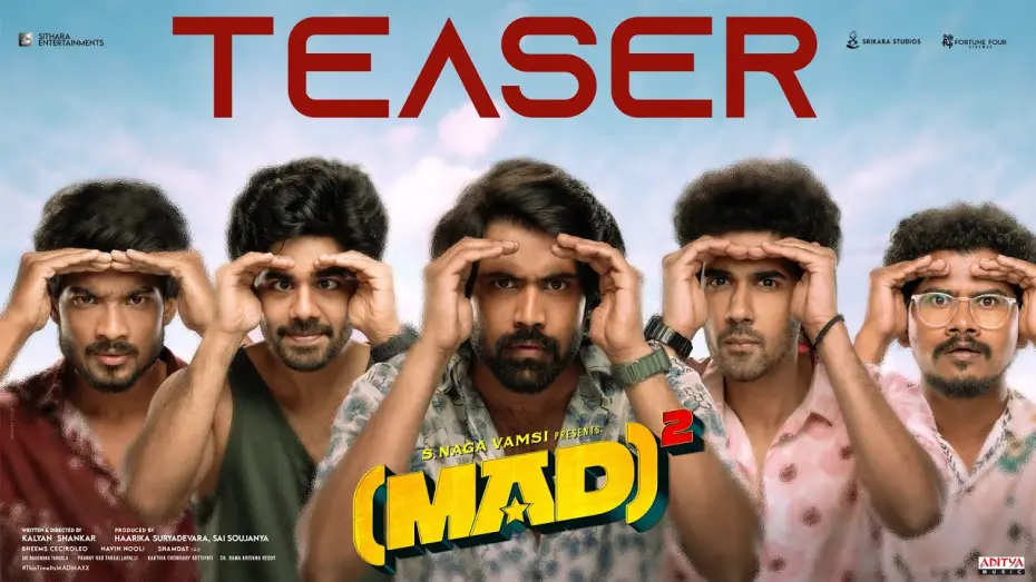 Wideo do filmu (MAD)² — MAD Square - Official Teaser | Narne Nithiin, Sangeeth Shobhan, Ram Nitin | Kalyan Shankar