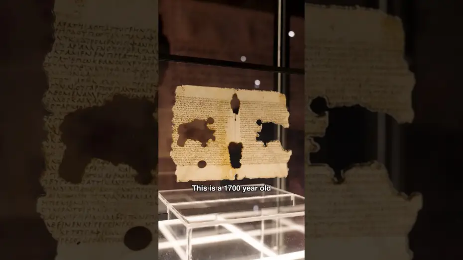 Wideo do filmu Odyseja — The Odyssey cast with the oldest known book copy of Homer’s epic in existence