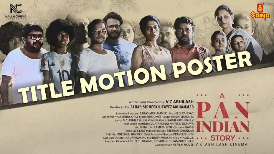 Wideo do filmu എ പാൻ ഇന്ത്യൻ സ്റ്റോറി — A PAN INDIAN STORY Motion Poster | V C Abhilash | Vishnu Unnikrishnan | Dharmajan | Johny Antony
