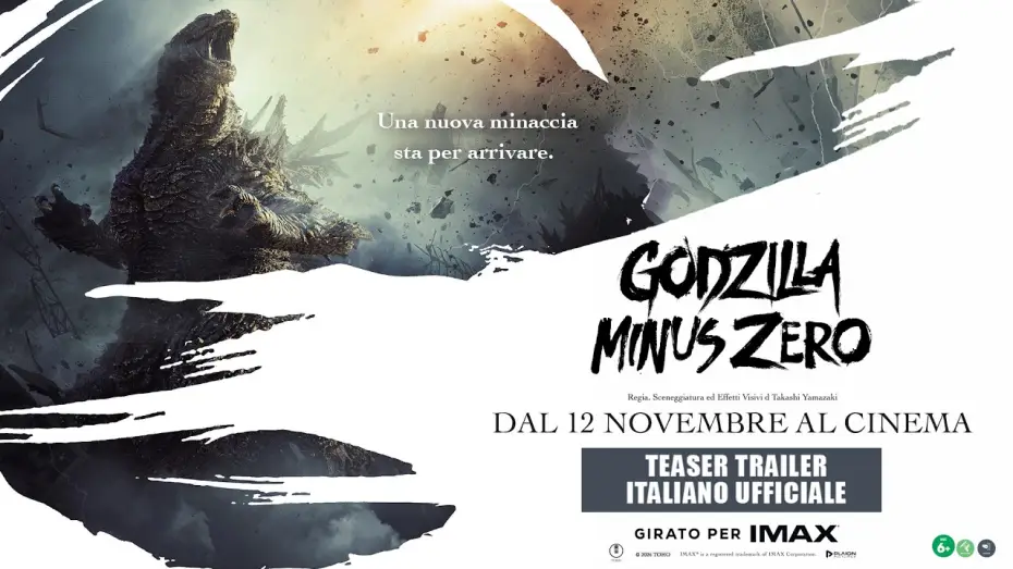 Wideo do filmu Godzilla Minus Zero — Godzilla Minus Zero | Teaser Trailer Italiano Ufficiale