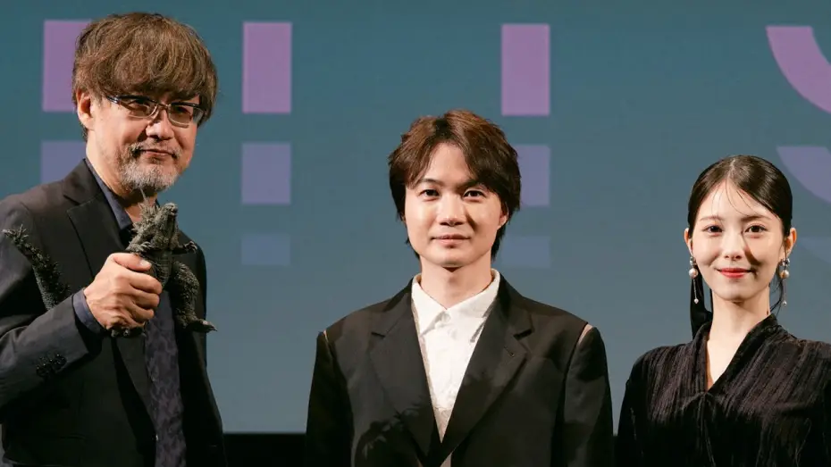 Wideo do filmu Godzilla Minus Zero — Takashi Yamazaki, Ryunosuke Kamiki, and Minami Hamabe on Godzilla Minus Zero