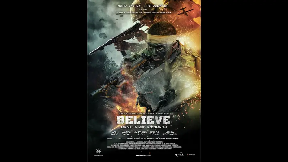 Wideo do filmu Believe: Takdir, Mimpi, Keberanian — Trailer film Laga Perang Terbesar "BELIEVE"