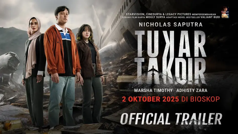 Wideo do filmu Tukar Takdir — 𝐓𝐔𝐊𝐀𝐑 𝐓𝐀𝐊𝐃𝐈𝐑 - 𝘖𝘍𝘍𝘐𝘊𝘐𝘈𝘓 𝘛𝘙𝘈𝘐𝘓𝘌𝘙