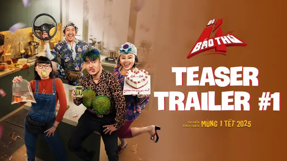 Wideo do filmu Bộ Tứ Báo Thủ — FIRST LOOK TRAILER - BỘ TỨ BÁO THỦ - Đạo Diễn Trấn Thành - dự kiến khởi chiếu mùng 1 tết 2025