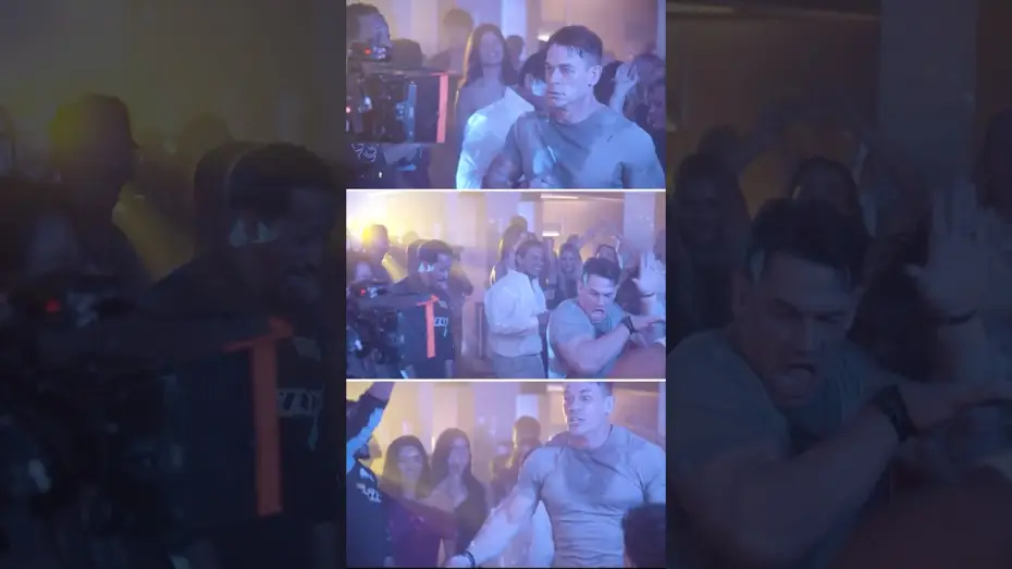 Wideo do filmu Braciszek — BTS of John Cena cutting a rug