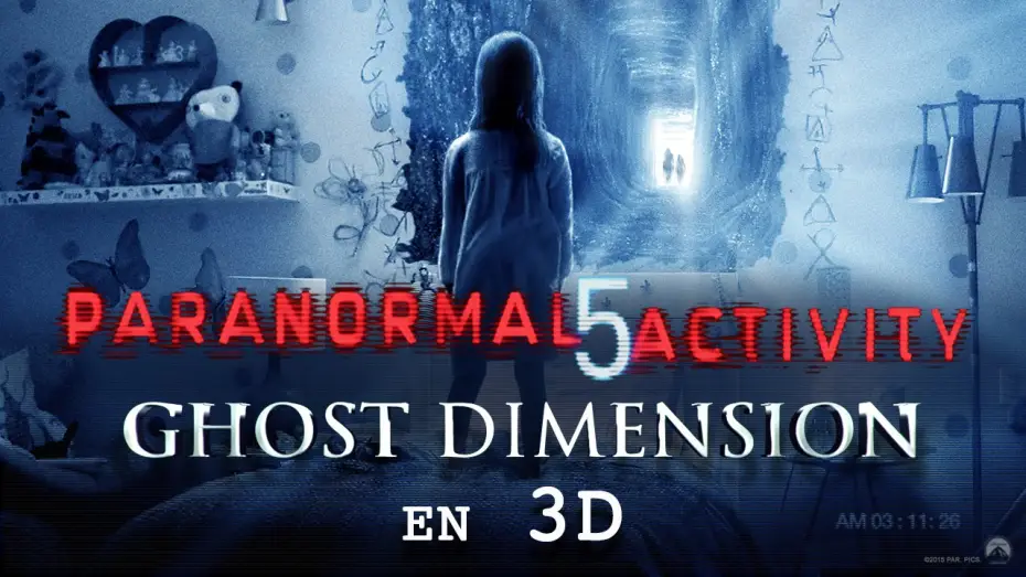 Wideo do filmu Paranormal Activity: Inny wymiar — PARANORMAL ACTIVITY 5 GHOST DIMENSION – bande Annonce 2 VF