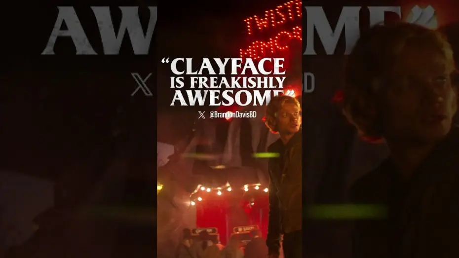 Wideo do filmu Clayface — It's time to look fear in the face.