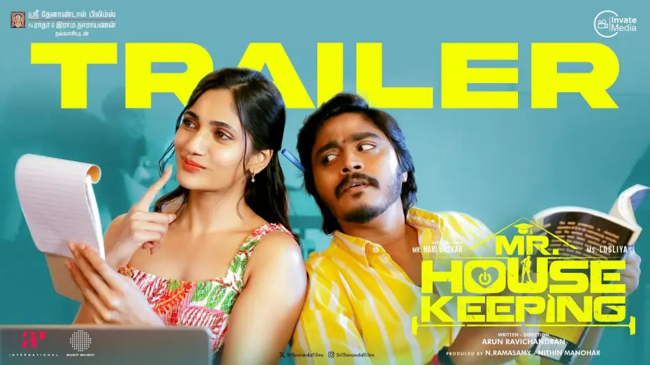 Wideo do filmu Mr. Housekeeping — Mr.Housekeeping- Trailer | Hari Baskar, Losliya | Arun Ravichandran | N Ramasamy,Nithin