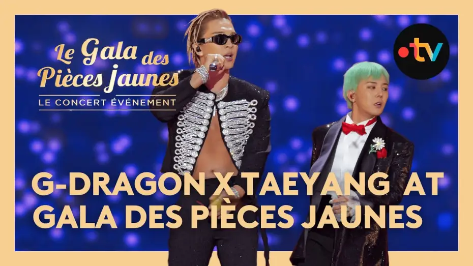 Wideo do filmu Le Gala des Pièces Jaunes 2025 : Le concert événement — G-Dragon x Taeyang : "Power", "Home Sweet Home" et "Good Boy" - Gala des Pièces Jaunes 2025