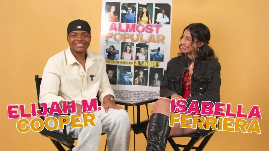 Wideo do filmu Almost Popular — Isabella Ferreira and Elijah M Cooper l Having an Onscreen Romance