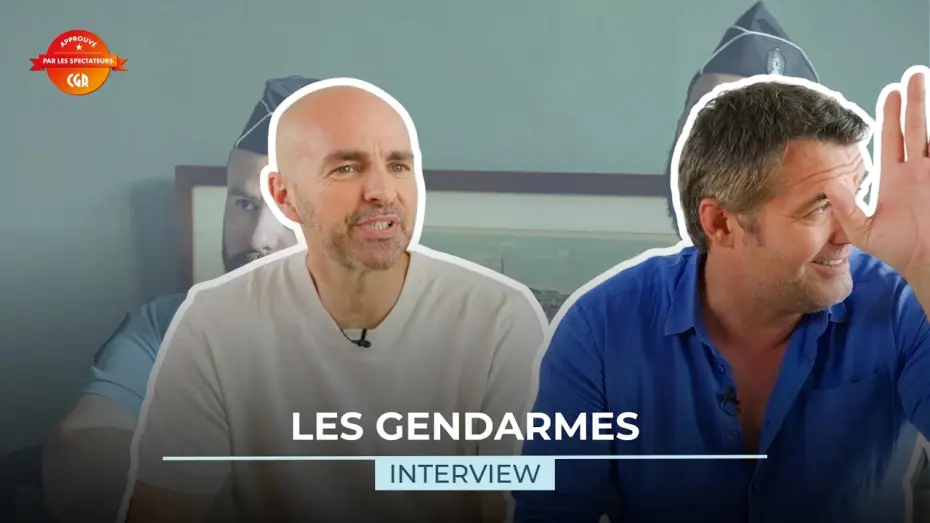 Wideo do filmu Les Gendarmes — Arnaud Ducret & Julien Arruti répondent à nos questions sur le film LES GENDARMES !