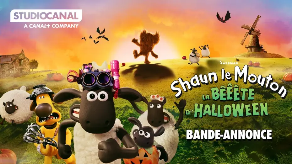 Wideo do filmu Baranek Shaun i kudłata bestia — SHAUN LE MOUTON : LA BÊÊÊTE D'HALLOWEEN – Bande-annonce Officielle VF (2026)