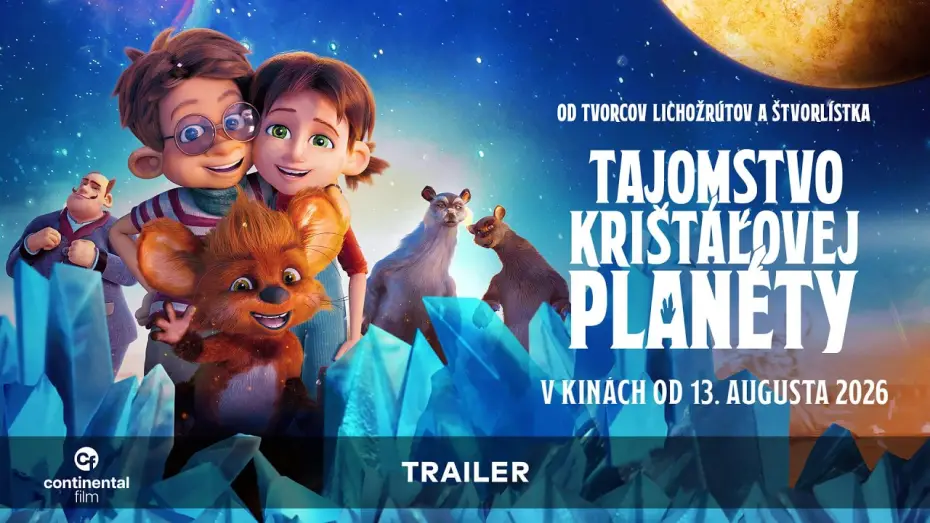 Wideo do filmu The Crystal Planet — TAJOMSTVO KRIŠTÁĽOVEJ PLANÉTY - OFICIÁLNY TRAILER - V KINÁCH OD 13. AUGUSTA