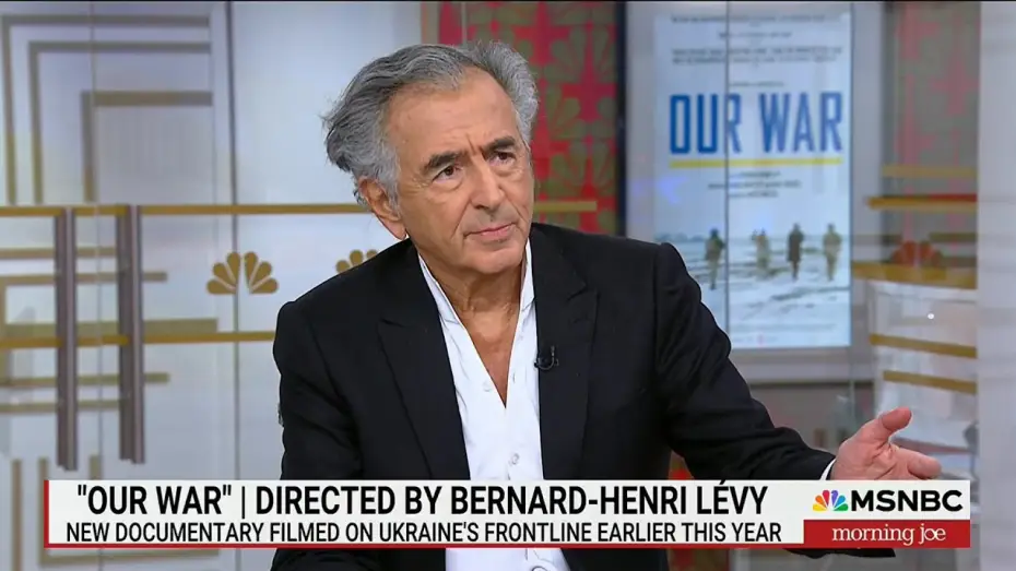 Wideo do filmu Notre Guerre — Bernard-Henri Lévy - MSNBC Morning Joe : "Our War" & war in Ukraine (June 12, 2025)