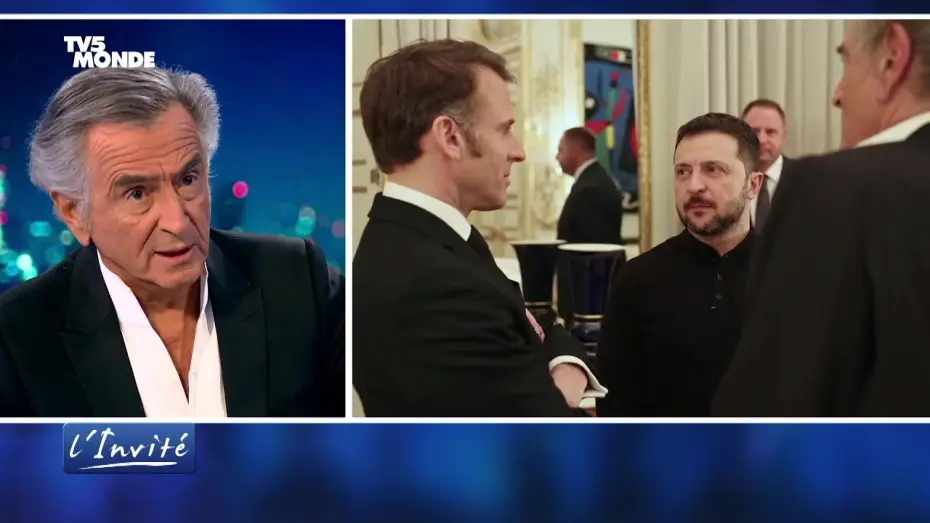 Wideo do filmu Notre Guerre — Bernard-Henri Lévy - TV5MONDE L'Invité : Notre Guerre "L'Ukraine va gagner" (3 juin 2025)