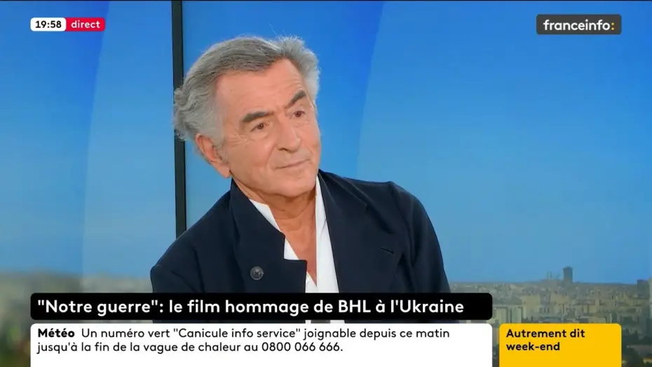 Wideo do filmu Notre Guerre — Bernard-Henri Lévy – France Info : "Notre Guerre", guerre en Ukraine & Iran (28 juin 2025)