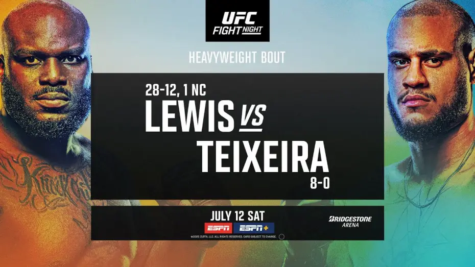 Wideo do filmu UFC on ESPN 70: Lewis vs. Teixeira — UFC Nashville: Lewis vs Teixeira - July 12th | Fight Promo