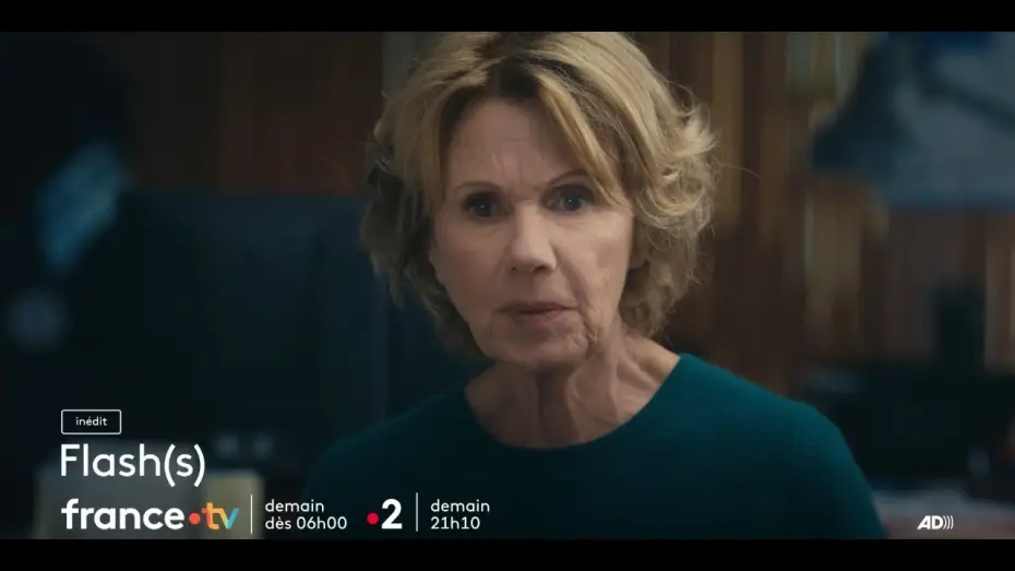 Wideo do filmu Flash(s) - Double Vue — Flash(s) - Double vue avec Miou Miou mercredi 28 mai 2025 sur France 2