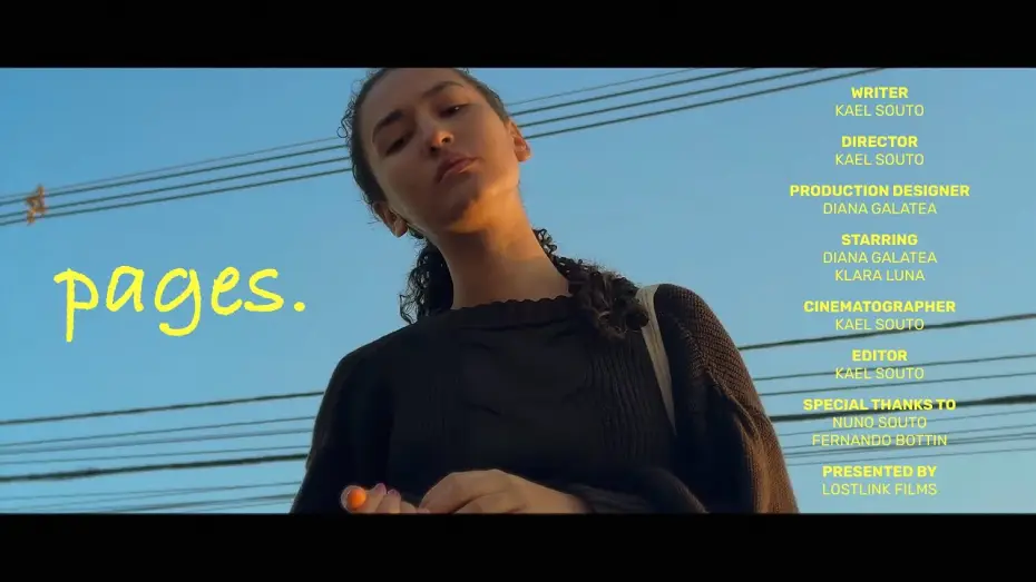 Wideo do filmu Á Espera — pages. (2025) - short film