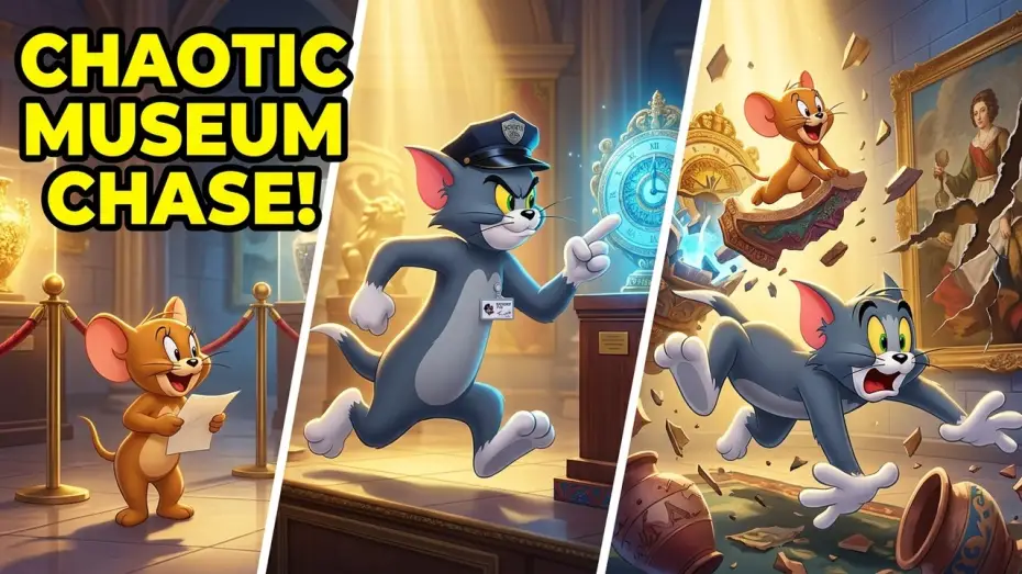 Wideo do filmu Tom i Jerry: Przygoda w muzeum — This Museum Chase Will Leave You Laughing
