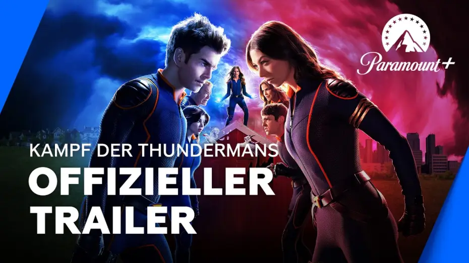 Wideo do filmu Starcie Grzmotomocnych — Kampf der Thundermans (Offizieller Trailer) | Paramount+ Deutschland