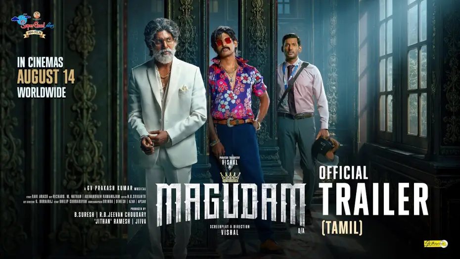 Wideo do filmu மகுடம் — Magudam (Tamil) Trailer | Vishal | GV Prakash | Anjali | Dushara | Super Good Films