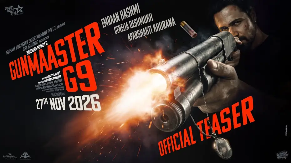 Wideo do filmu Gunmaaster G9 — Gunmaaster G9 Teaser | Emraan, Genelia, Aparshakti | Aditya Datt | Himesh R | Deepak M | 27 Nov 2026