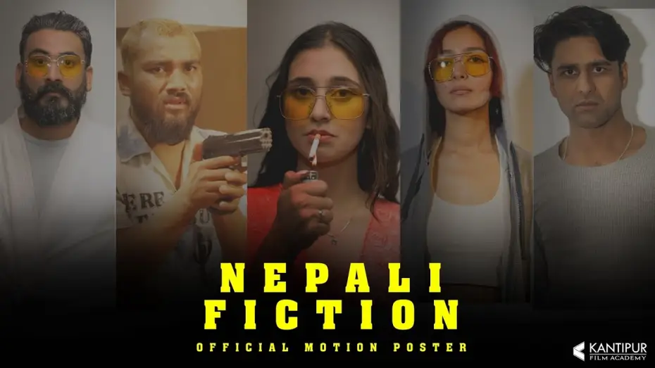 Wideo do filmu Nepali Fiction — 'NEPALI FICTION' Official Motion Poster | Devendra Khatri | Kantipur Film Academy