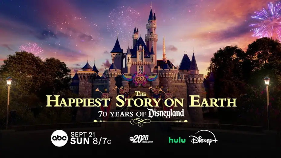 Wideo do filmu The Happiest Story on Earth: 70 Years of Disneyland — ‘The Happiest Story on Earth: 70 Years of Disneyland - 20/20 Special Edition' airs Sept. 21 on ABC