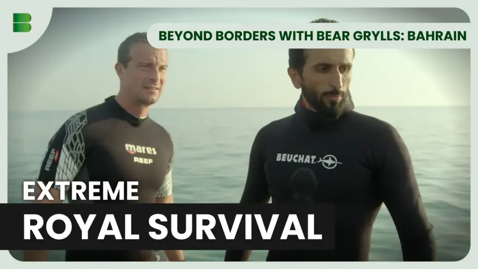 Wideo do filmu Beyond Borders with Bear Grylls: Bahrain — Bear Grylls Takes Bahraini Prince Desert Skydiving | Beyond Borders with Bear Grylls: Bahrain