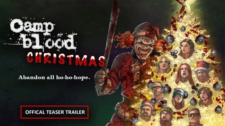 Wideo do filmu Camp Blood Christmas — CAMP BLOOD CHRISTMAS | Official Teaser | Future Video | Horror Comedy | Clown terrorizes Xmas