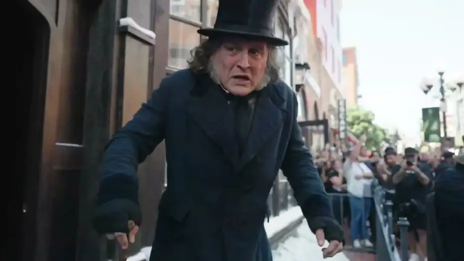 Wideo do filmu Ebenezer Scrooge. Opowieść wigilijna — Johnny Depp's Surprise Appearance At Comic Con 2026