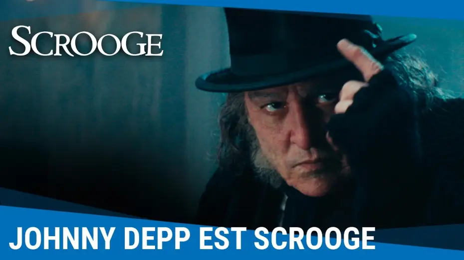 Wideo do filmu Ebenezer Scrooge. Opowieść wigilijna — Johnny Depp est Scrooge - Featurette VOST [Au cinéma le 11 novembre]