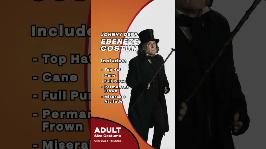 Wideo do filmu Ebenezer Scrooge. Opowieść wigilijna — Boo Humbug! Costume not available in stores. Holiday spirit(s) only.