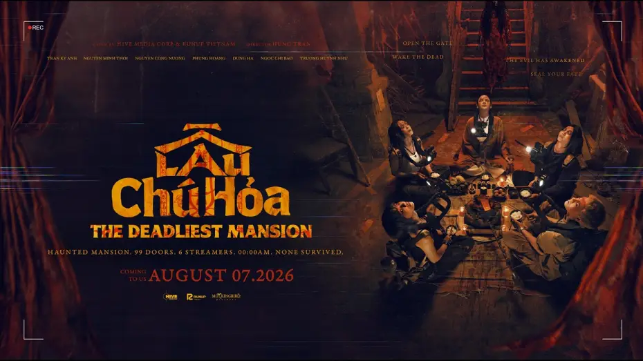Wideo do filmu Lầu Chú Hỏa — LẦU CHÚ HỎA: THE DEADLIEST MANSION OFFICIAL TRAILER | In US August 14, 2026
