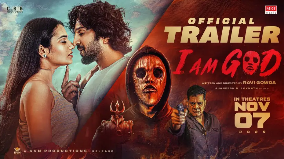 Wideo do filmu I Am God — I AM GOD (Kannada) Official Trailer | Ravi Gowda | Vijeta Pareek | RaviShankar | Ajaneesh B Loknath