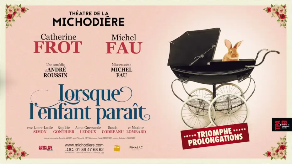 Wideo do filmu Lorsque l'enfant paraît — CATHERINE FROT et MICHEL FAU - LORSQUE L'ENFANT PARAÎT - Bande-annonce