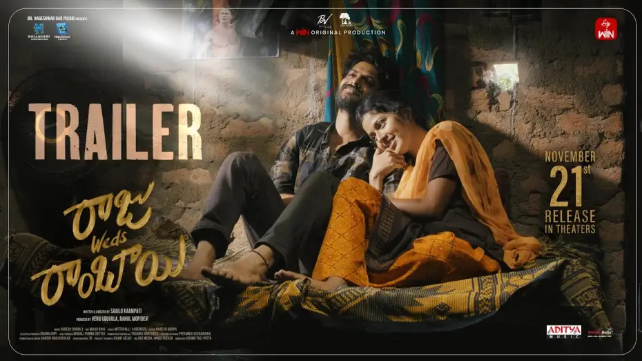Wideo do filmu రాజు Weds రాంబాయి — Raju Weds Rambai Trailer|A ETV win Original |Saailu Kaampati|Venu Udugula |In theatres from NOV 21st