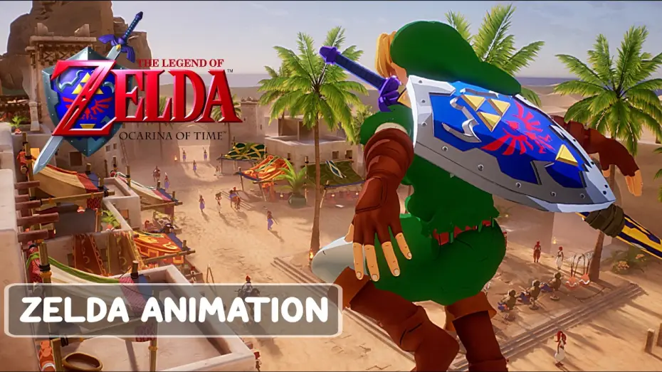 Wideo do filmu Entering Gerudo Fortress | Ocarina of Time Anime — ⭐[4K] Entering Gerudo Fortress | Ocarina of Time Anime | Unreal Engine 5
